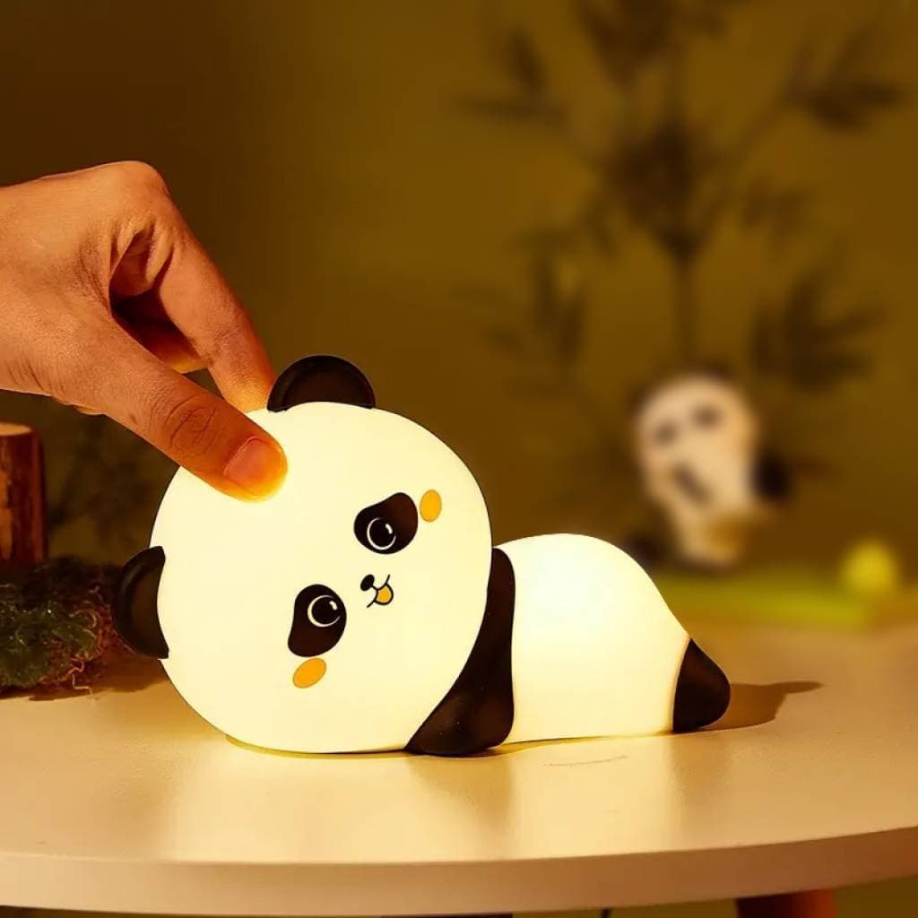 Veladora panda LED RGB ·