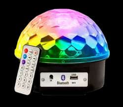 Bola de luces LED con parlante Bluetooth