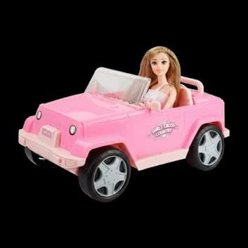 Muñeca con auto