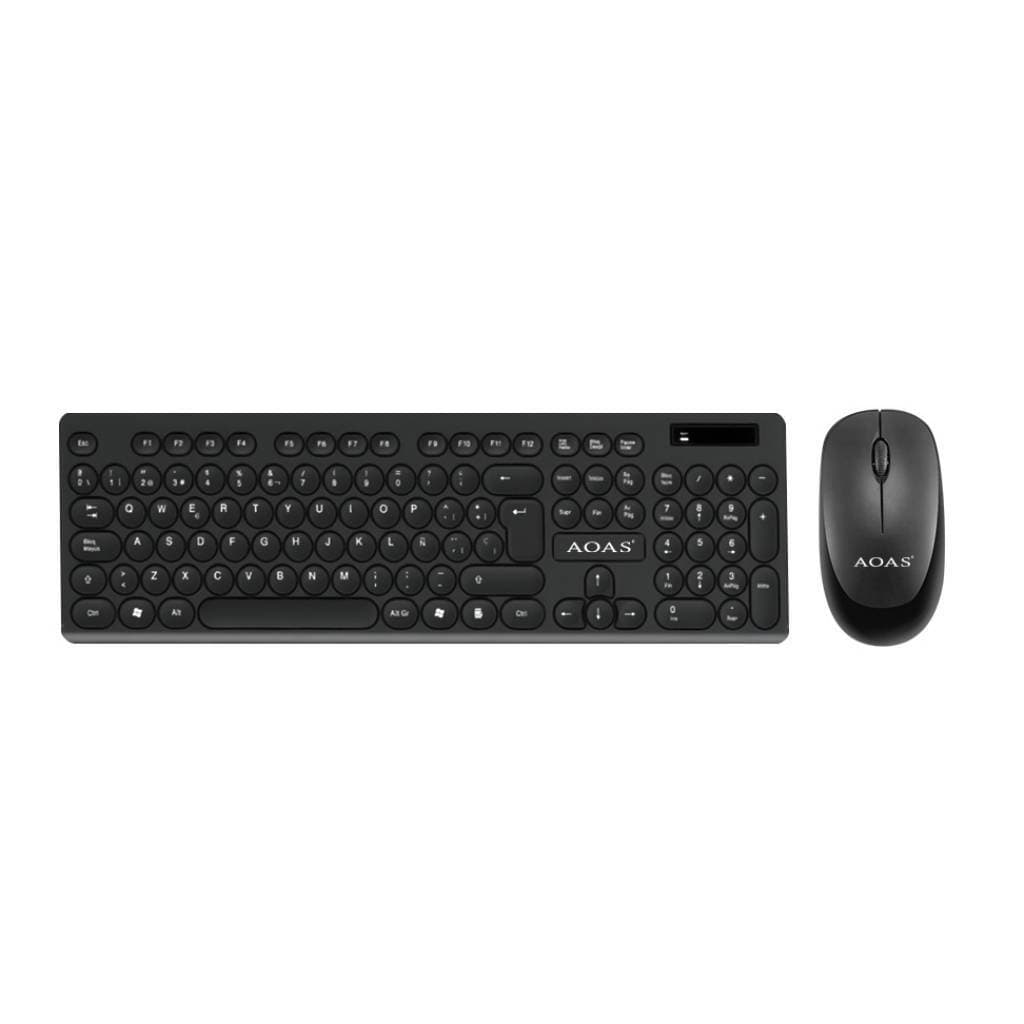 Combo teclado y mouse inalámbrico · · A-1012