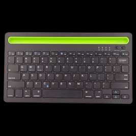Teclado Bluetooth con soporte para celular o tablet