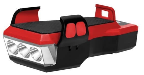 Luz LED frontal recargable para bicicleta 3 en 1 ·