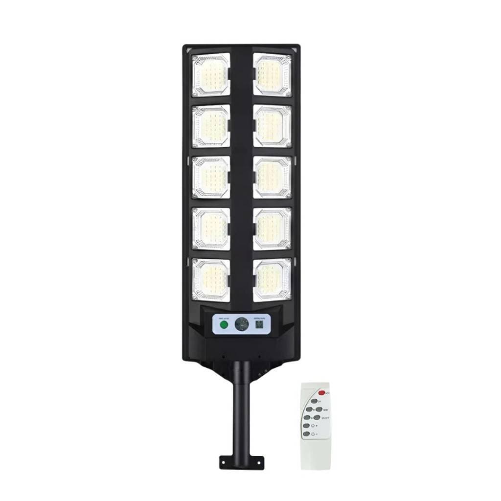 Foco LED exterior con panel solar 100W