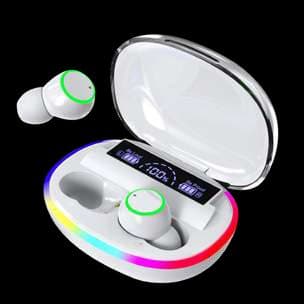 Auriculares Bluetooth con display RGB