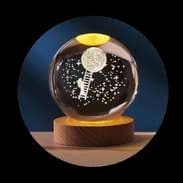 Lámpara esfera de cristal 6 cm · CB6-A