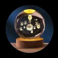 Lámpara esfera de cristal 8 cm · CB8-B