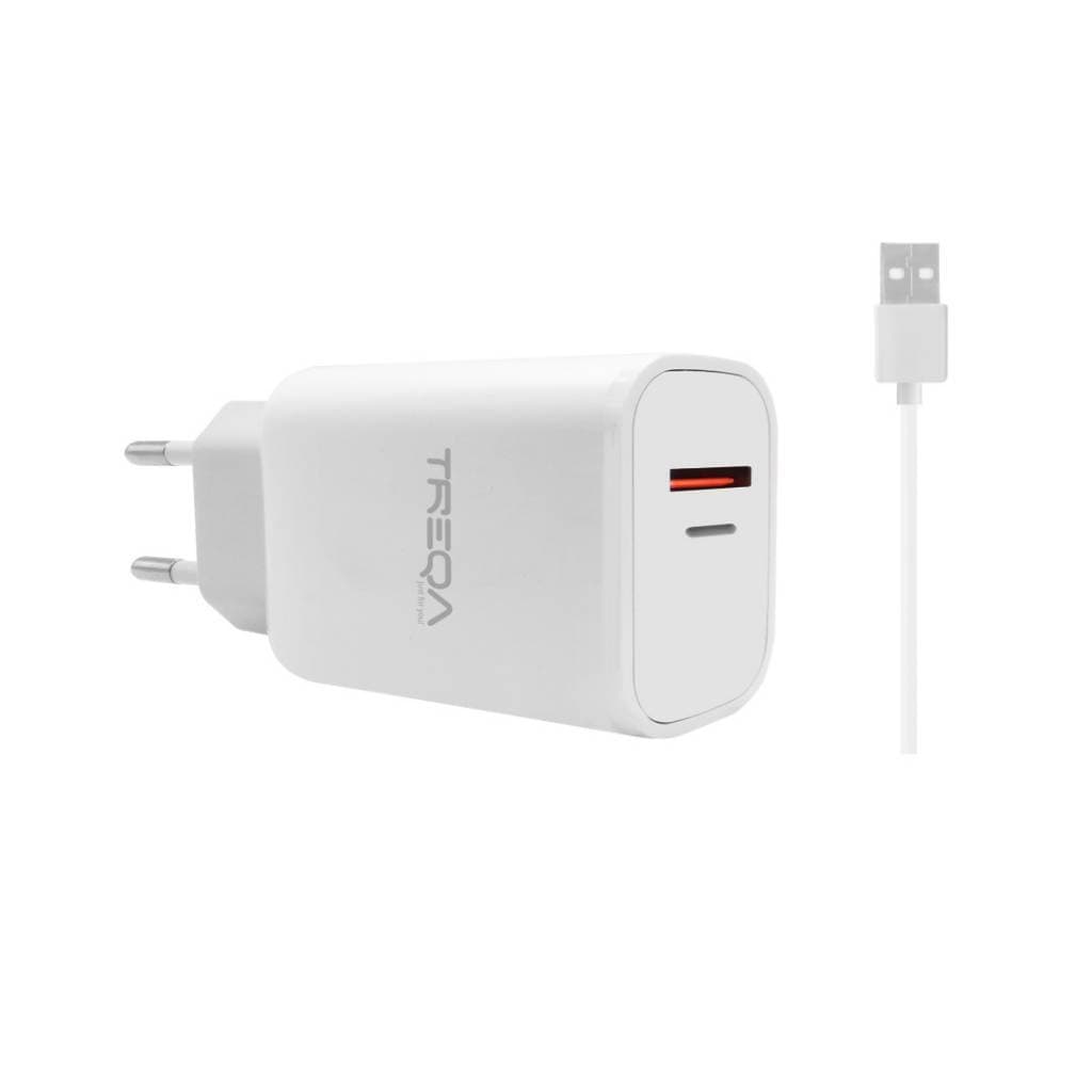 Cargador USB carga rápida con cable · CS238-C