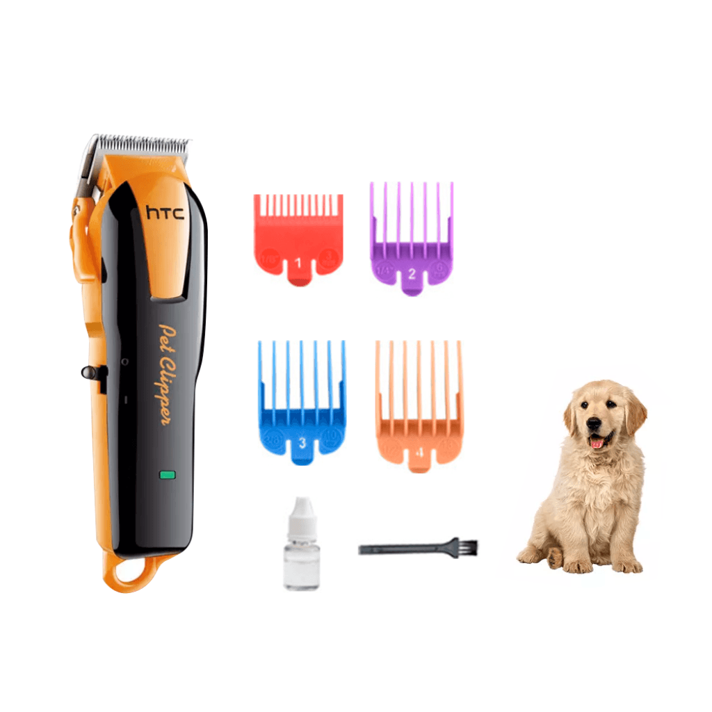 Cortapelo HTC para mascotas con accesorios