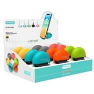 Auriculares manos libres con estuche soporte