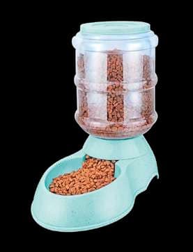 Dispensador de alimento automático para mascotas ·