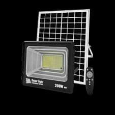 Foco LED exterior con panel solar 200W