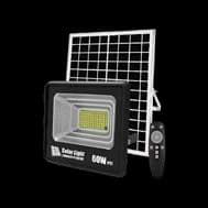 Foco LED exterior con panel solar 60W