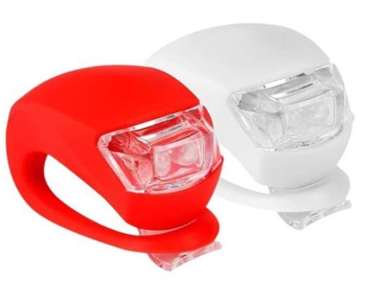 Luces LED de silicona para bicicleta