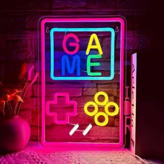 Letrero de neón gamer · HY-7848