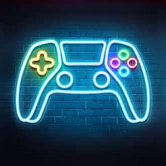 Letrero de neón gamer · HY-7849