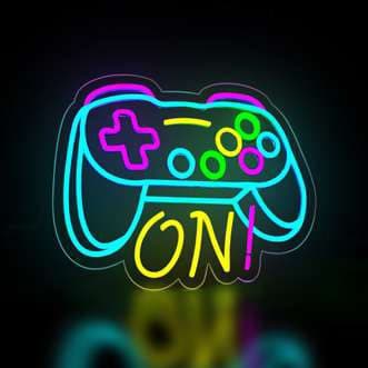Letrero de neón gamer · HY-7851