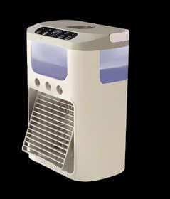 Ventilador portátil con luz LED