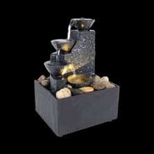 Fuente de agua interior decorativa con luz LED · L-007
