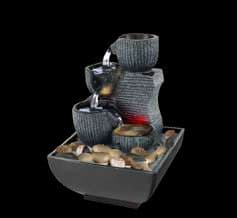 Fuente de agua interior decorativa con luz LED · L-011