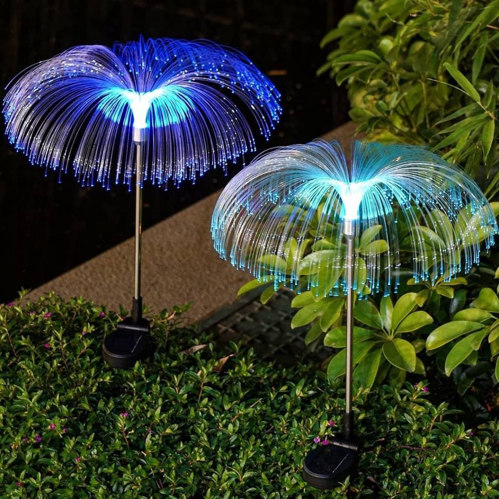 Luz solar LED RGB de jardín set de 2 · LC50
