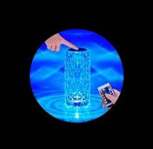 Lámpara LED RGB con control remoto