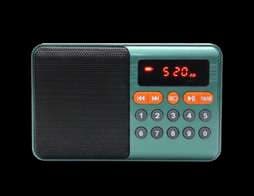 Radio portátil digital recargable