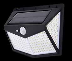 Luz exterior LED solar con sensor de movimiento