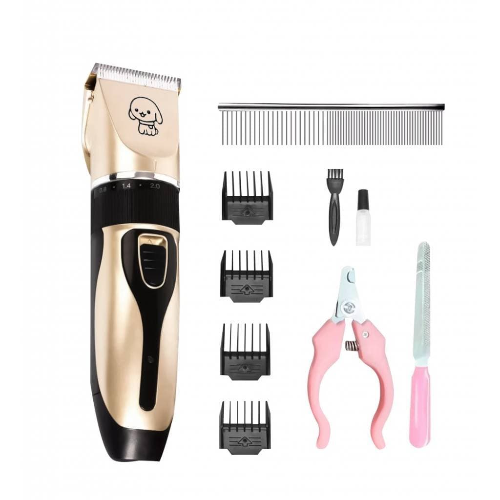 Cortapelo para mascotas con kit de accesorios
