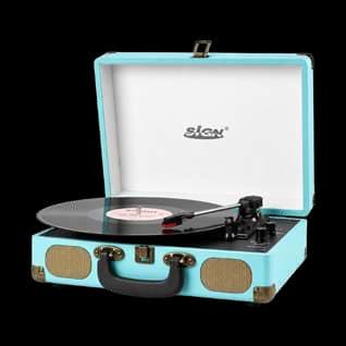 Bandeja de vinilos Bluetooth con parlante · R609