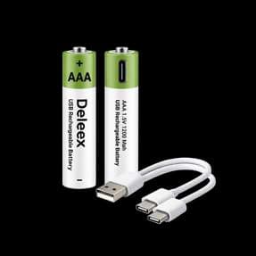 Set de 2 Pilas AAA recargables