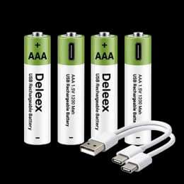 Set de 4 Pilas AAA recargables