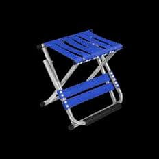 Silla y taburete plegable