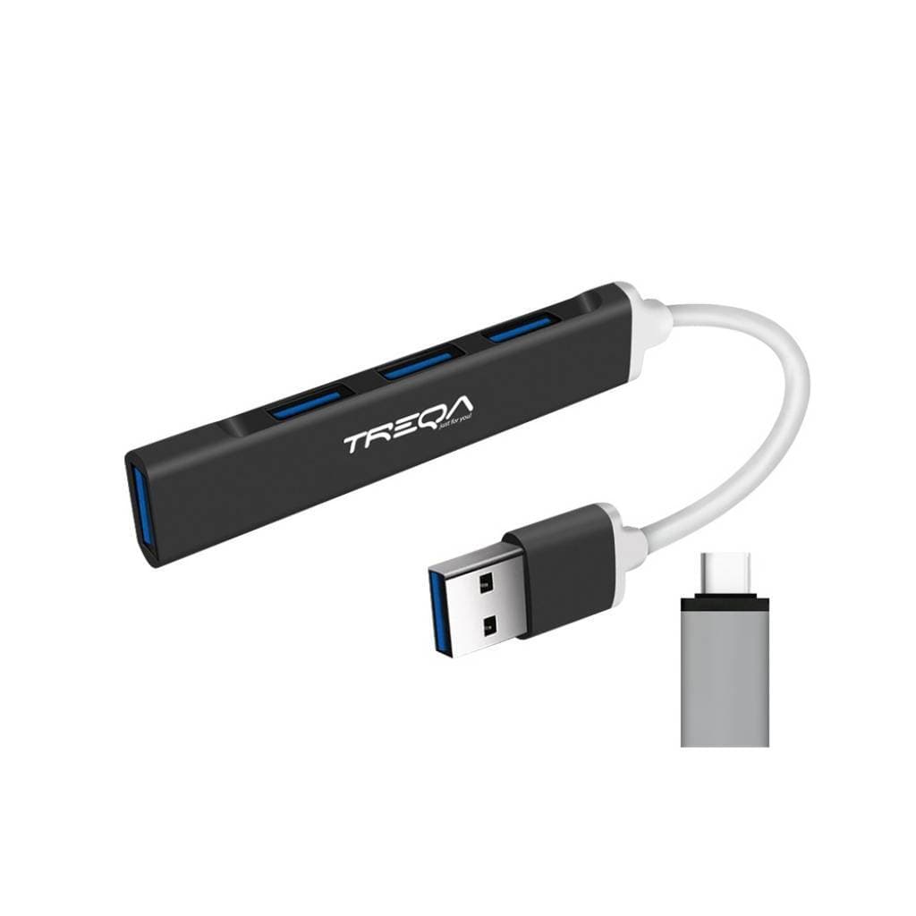 Hub USB con adaptador Tipo C