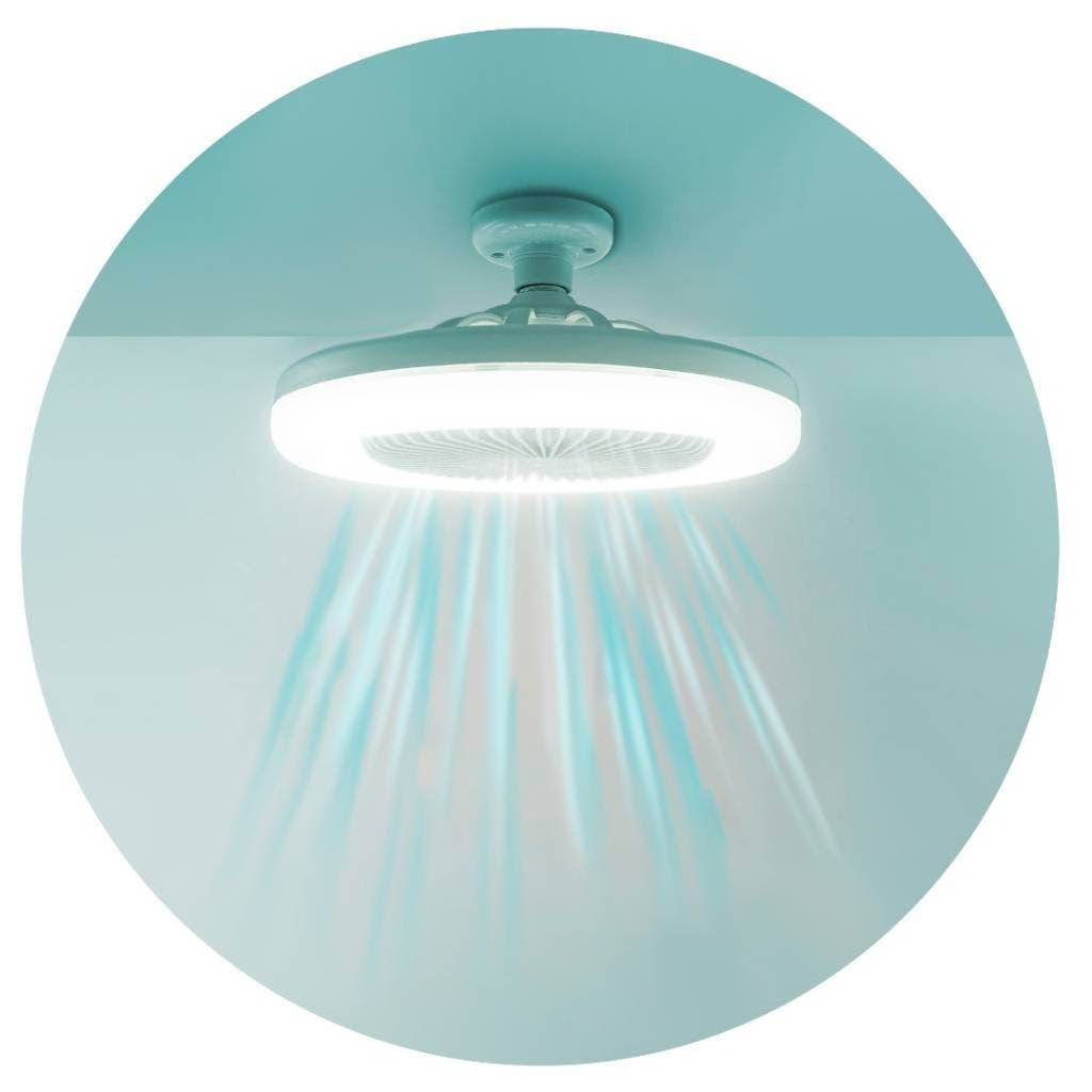 Luz LED con ventilador ·