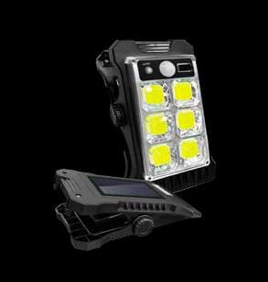 Foco LED COB solar clip y sensor de movimiento ·